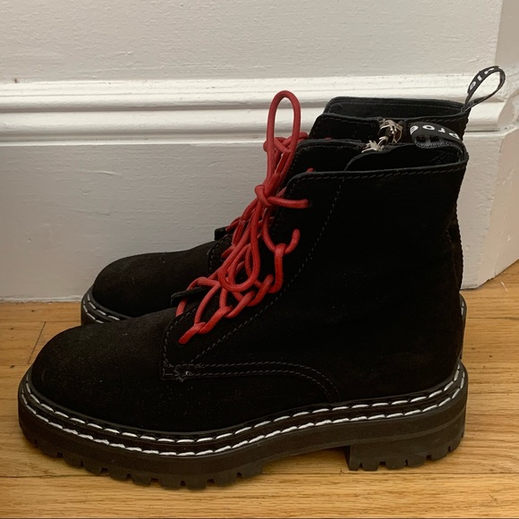 Proenza Schouler black combat boots - Picture 6 of 6